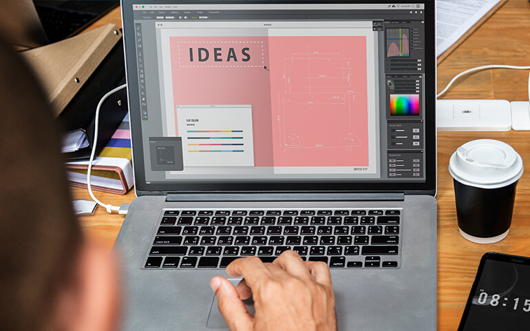 eBook layout design and structure demonstration